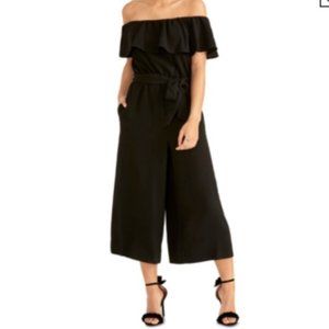 Off the Shoulder Wide leg Jumpsuit